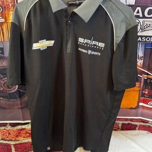 Spire Motorsports Chevrolet Marwin Sports Team Issued Pit Crew Shirt Size Large
